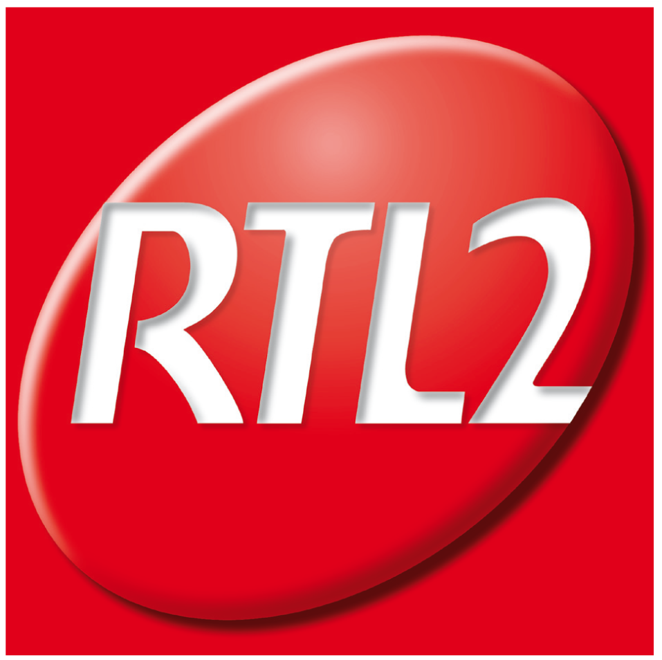 RTL2 logo pour fond fonce